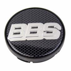 BBS Wheel Cap 10023598 56 mm Carbon/Silver 2D (B10023598)