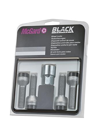 McGard Black Security Bolts M14x1.5x44 17mm Hex 60° (27209SUB)
