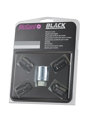 McGard Black Security Nuts M12x1.5x32.5 19mm Hex 60° (24157SUB)