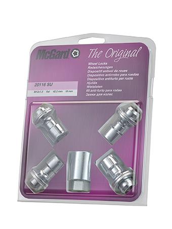 McGard Security Nuts M12x1.5x20 21mm Hex 60° (25257SU)