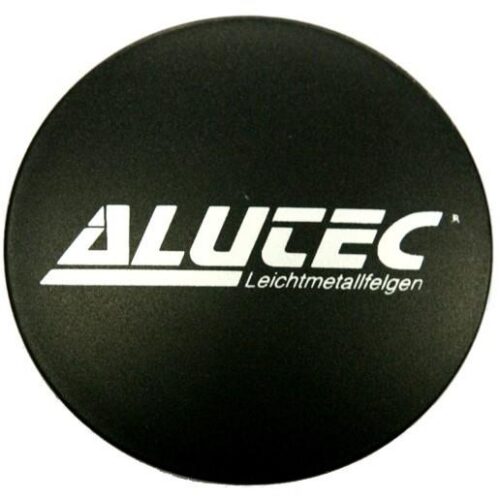 Alutec Wheel Cap 74mm Black with Silver lettering N12 9N12ALUTEC-SW-MATT