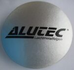 Alutec Wheel Cap 60mm Silver with Black lettering N24 9N24ALUTEC-SW