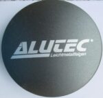 Alutec Wheel Cap 64mm Graphite with Silver lettering N32 9N32ALUTEC-GRA