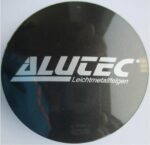 Alutec Wheel Cap 60mm Graphite with Silver lettering N23 9N23ALUTEC-GRA