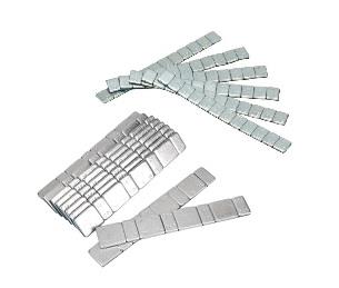ALU Fe adhesive balancing weights (h=4mm) 5g*12pcs. (60gr), 100strips/pack.