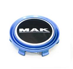 MAK Wheel Cap 8010002538 C033 55mm Black/Blue (Equivalent to BMW OE Cap)