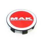 MAK Wheel Cap 8010002589 C072 58mm Red (Equivalent to Jaguar OE Cap)