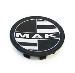 MAK Wheel Cap 8010002800 C015 75mm Matt Black (Equivalent to Porsche OE Cap)