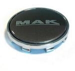 MAK Wheel Cap 8010008555 C070 61mm Gun Metal (Equivalent to Audi OE Cap)