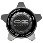 OZ Racing Wheel Cap 81210325 M668 Grigio Corsa+Black ring