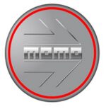 Momo Wheel Cap CAP KG-018RJ 60mm Arrow Matt Titan Silver Red Circle SPCAPACMTCEL