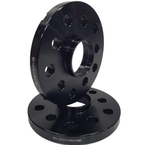 Spacer 15 mm 2 pcs 5x100/112 57.1 mm Black (NBA-5100-5112-571-15B)