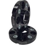 Spacer 20 mm 2 pcs 5x112 66.6 mm With Thread Holds M14x1.25 Black (NBA-5112-666-20-THREAD-M14x1.25B)