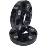 Spacer 25 mm 2 pcs 5x120 74.1 mm With Thread Holds M14x1.25 Black (NBA-5120-741-25-THREAD-M14x1.25B)