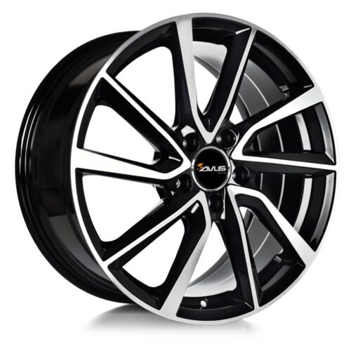 Avus AC-518 Black Polished 6x15 5x112 ET47 CB57.1 60° 625 kg 518060155112047571DW