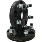 Spacer 20 mm 2 pcs 5x114.3 73.1/60.1 With Studs M12x1.5 Black (NBA-5114-731/601-20B-STUDS)