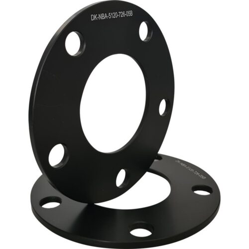 Spacer 5 mm 2 pcs 5x120 72.6 mm Black (NBA-5120-726-05B)