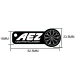 AEZ 1'' wheel key chain - shopping cart coin, 1 pcs