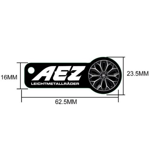 AEZ 1'' wheel key chain - shopping cart coin, 1 pcs