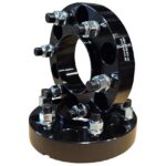 Spacer 30 mm 2 pcs 6x139.7 93.1 With Studs and Nuts M12x1.5 Black (NBA-6139-931-30-STUDS-M12X1.5B)