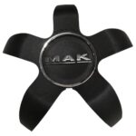 MAK Wheel Cap 8010002040 Invidia Deluxe Black 1 pcs