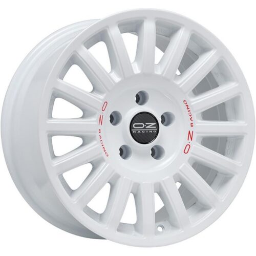 OZ Racing Rally Raid Race White Red Lettering 8,5x18 5x130 ET48 CB71,6 R14 950 kg W01C0115733