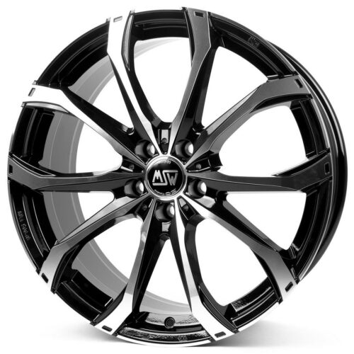 MSW 48 Gloss Black Full Polished 9,5x21 5x112 ET31 CB66,6 60° 975 kg W1931000356