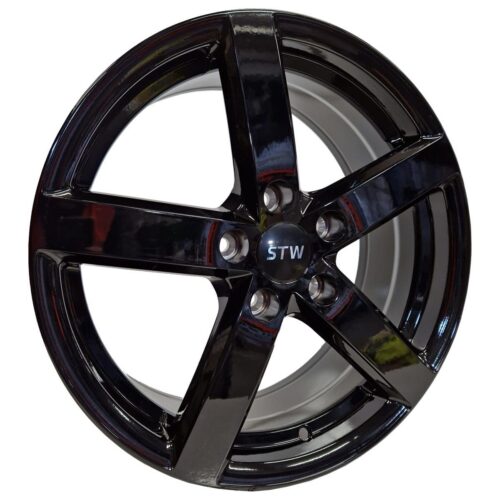 STW City Gloss Black 7x17 5x114.3 ET50 CB67,1 60° 690 kg STWCY0BA50