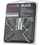 McGard Black Security Nuts M14x1.5 21/22mm Hex 60° (24214SUB)