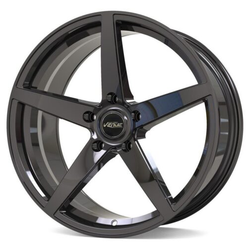 Venue Evo5 Gloss Black 8,5x18 5x112 ET42 CB66,6 60° 900 kg VEVO1885511242666GB