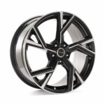 Avus AF20 Black Polished 8x18 5x112 ET35 CB66.6 R13 750 kg A20080185112035666D0
