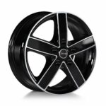 Avus AC-V51 Black Polished 7x17 5x114.3 ET45 CB66.1 60° 1250 kg V51070175114045661D0