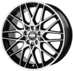 CMS C25 Diamond Black Gloss 9x20 5x112 ET57 CB66,6 R14 1000 kg C25 9020 57 82S DB