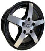 GG Trailer Black Polished 5,5x14 4x100 ET30 CB57.1 60° 950 kg 298197