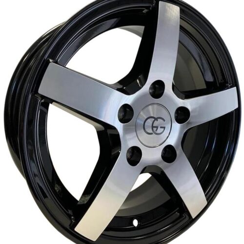 GG Trailer Black Polished 5,5x14 4x100 ET30 CB57.1 60° 950 kg 298197