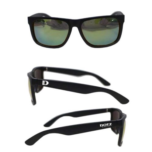 Dotz Sunglasses, matt black frame, yellow lenses x 1 pcs (ZO9131)