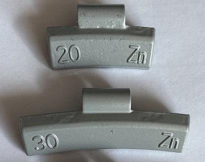 ALU ZN60UN knock-on balancing weights 25gr. universal 100pcs./pack.