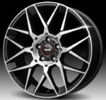 Momo REVENGE EVO 2.0 Matt Black Polished 7x17 5x100 ET38 CB72,3 60° 630 kg W2RE70738500E