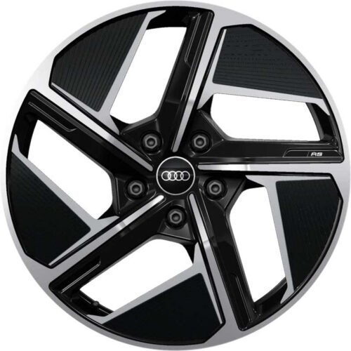 OE Audi 4J3071490BAX1 Matt Antharcite Polished 9x20 5x130 ET54 CB71,6 R12 4J3071490BAX1