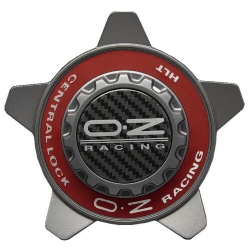 OZ Racing Wheel Cap 81210330 M671 Grigio Corsa+Red ring