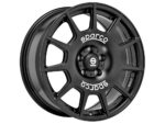 Sparco Terra Matt Black White Lettering 8x18 5x120 ET45 CB65,1 R14 860 kg W29073003P4