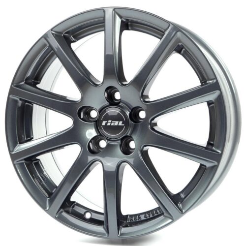 Rial Milano titanium 6,5x16 5x100 ET38 CB63,3 60° 610 kg MI65638B32-5