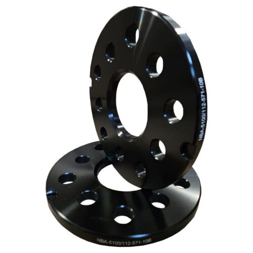 Spacer 10 mm 2 pcs 5x100/112 57.1 mm Black (NBA-5100-5112-571-10B)