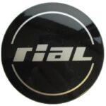 Rial Wheel Cap 64mm Black with Silver lettering N32 9N32RIAL-SW/si