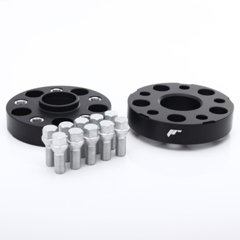 Spacer Japan Racing 30mm 2 pcs 5x112 66.6 mm (+Bolts M14x1.25) Black (JRWA2-30MM-5L2-66BK)