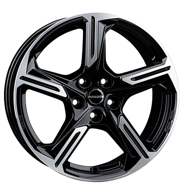 Borbet XE1 black polished glossy 7,5x18 5x112 ET40 CB57,1 R13 760 kg 498507