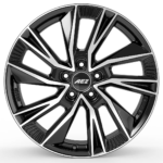 AEZ Havanna dark Black/polished 9x21 5x112 ET35 CB57,1 R13 1045 kg AHA1M8BP35E