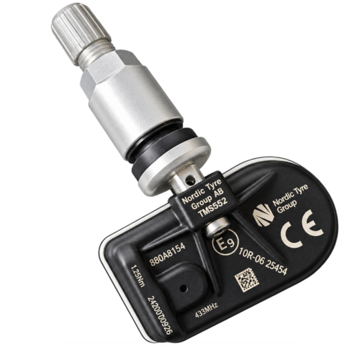 TPMS Sensor NTG SENS 101 433mHz Metal Valve Silver 74100101 RDV036 eqvivalent to BH ECS1430