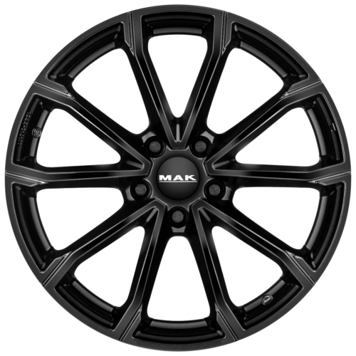 MAK Davinci Gloss Black 5x17 5x100 ET40 CB54,1 Flat 450 kg F50704BGB40PM2X