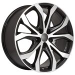 Alutec W10X racing-black frontpolished 8x18 5x114.3 ET40 CB70,1 60° 875 kg W10X-80840B83-5